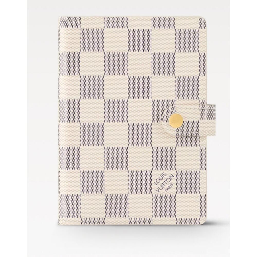246. Louis Vuitton  Damier Azur Small Ring Agenda Cover
